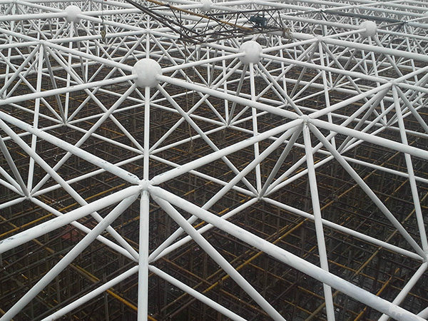 Finished Welded Spherical Space Frame Structure